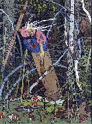 Ivan Bilibin Baba Yaga from Vassilisa the Beautiful 1899 oil painting artist